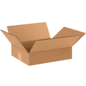 12 x 10 x 3" Flat Corrugated Boxes