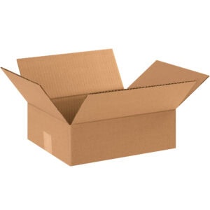12 x 10 x 4" Flat Corrugated Boxes