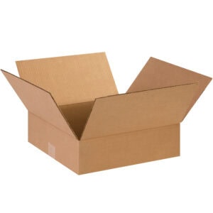 14 x 14 x 3" Flat Corrugated Boxes