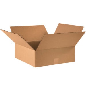16 x 16 x 5" Flat Corrugated Boxes