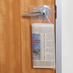 4 x 12" - 1.5 Mil Doorknob Poly Bags