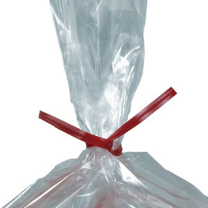 10 x 5/32" Red Plastic Twist Ties