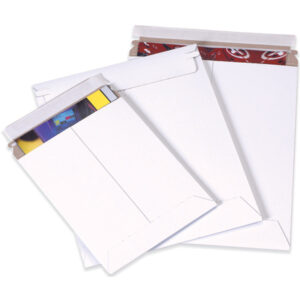 7 x 9" White Self-Seal Stayflats Plus® Mailers