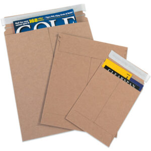 6 x 6" Kraft Self-Seal Stayflats Plus® Mailers