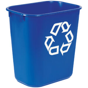 Rubbermaid® Office Trash Can - 3 Gallon, Black