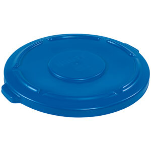 Rubbermaid® Brute® Flat Trash Can Lid - 55 Gallon, Blue