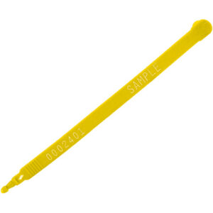 7 1/2" Yellow Plastic Truck Seals