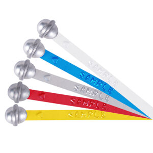 Metal Globe Truck Seals - Red