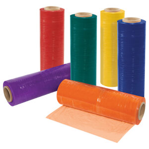 18" x  80 Gauge x 1500' Green Cast Hand Stretch Film