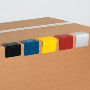 5 1/4 x 2" - Black Plastic Strap Guards