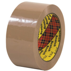 2" x 55 yds. Tan Scotch® Box Sealing Tape 375