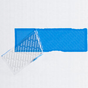 2 x 5 3/4" Blue (1 Pack) Tape Logic® Security Strips on a Roll