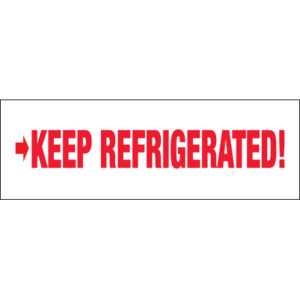 2" x 110 yds. - "Keep Refrigerated" (6 Pack) Tape Logic® Messaged Carton Sealing Tape
