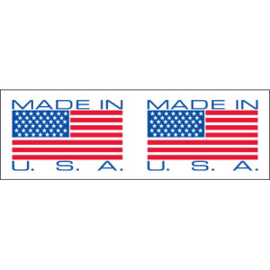 2" x 110 yds. - "Made In USA" (6 Pack) Tape Logic® Messaged Carton Sealing Tape
