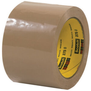 3" x 55 yds. Tan Scotch® Box Sealing Tape 375