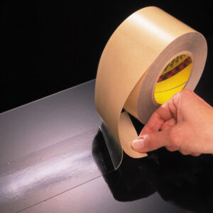1" x 60 yds. 3M™ 465 Adhesive Transfer Tape Hand Rolls