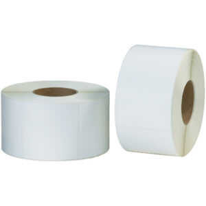 4 x 1 1/2" White Thermal Transfer Labels