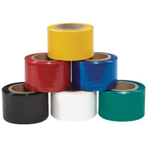 5" x 80 Gauge x 1000' Yellow Bundling Stretch Film