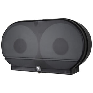 Twin Jumbo Bathroom Tissue Dispenser - Black