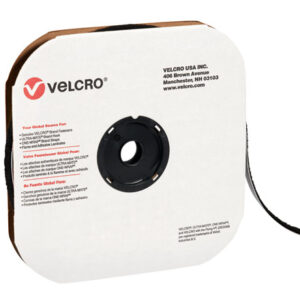 3/4" x 75' - Loop - Black VELCRO® Brand Tape - Individual Strips