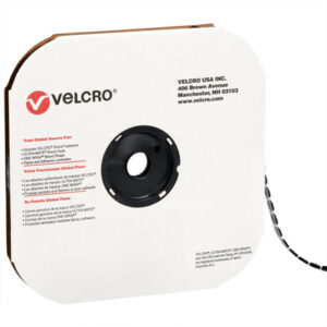 1/2" - Loop - Black VELCRO® Brand Tape - Individual Dots