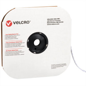1/2" - Loop - White VELCRO® Brand Tape - Individual Dots