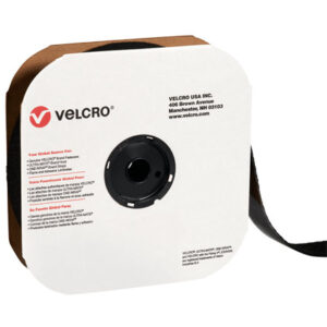 2" x 75' - Hook - Black VELCRO® Brand Tape - Individual Strips