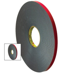 1/2" x 5 yds. Black 3M™ 5958FR VHB™ Tape