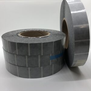 1CNP1050 - 1" Clear Tabs - 10,000 per roll - 50,000 per case