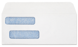 2371 - 3 9/16 x 8 3/4 - 24lb Wesco Tint SFI Double Window - 2500 per carton