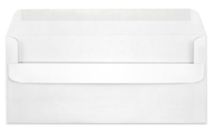 2591 - #10 - 24lb Western Sulphite Regular Side Seam Flip-Stik  - 2500 per carton