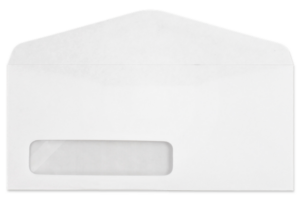 3112 - #10 - 24lb Western Sulphite SFI "A" Window (1 1/8 x 4 3/4, 3/4L - 1/2B) - 2500 per carton