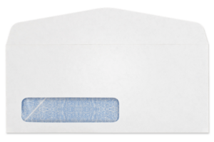 3141 - #10 - 24lb Wesco Tint SFI "B" Window (1 1/8 x 4 1/2, 7/8L - 5/8B) - 2500 per carton