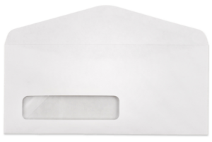 3340 - #10 - 24lb Western Sulphite SFI "B" Window (1 1/8 x 4 1/2, 7/8L - 5/8B) - 2500 per carton
