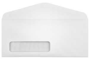 3341 - #10 - 24lb Western Sulphite SFI "C" Window (1 1/8 x 4 1/2, 7/8L - 1/2B) - 2500 per carton