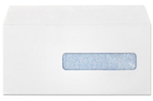3882 - 10 1/2 (4 1/2 x 9 1/2) - 24lb Wesco Tint SFI Health Insurance Window - Side Seam - 2500 per carton