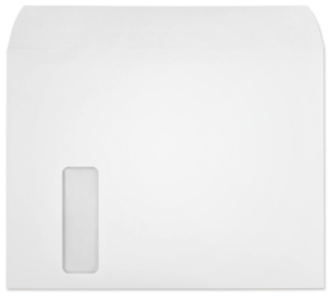 4908 - 9 x 12 - 28lb Western Sulphite SFI Open Side Booklet Vertical Window (4 x 1 3/8, 2 1/8L - 5/8B) - 500 per carton