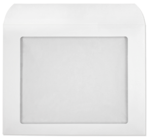 5126 - 10 x 13 - 28 Velpine (White Kraft) SFI Open Side Showcase Window (7 7//8 x 9 3/4, 1 5/8L - 1 1/16B) - 500 per carton