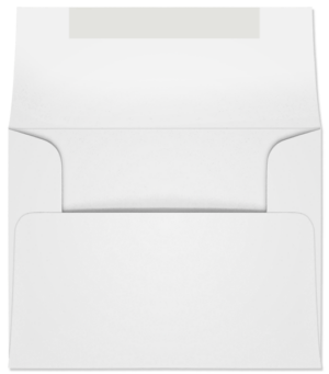7007 - A-2 (4 3/8 x 5 3/4) - 24lb Ultra White SFI Announcement Envelope - 5000 per carton
