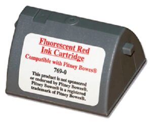 DPM-769-0 - Pitney Bowes Compatible Ink Cartridge 769-0 - capacity: 20ml - red fluorescent