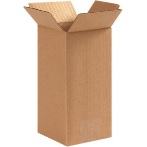 4 x 4 x 8" Tall Corrugated Boxes