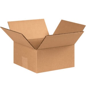 7 x 7 x 3" Flat Corrugated Boxes