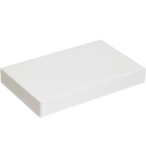 17 x 11 x 2 1/2" White Apparel Boxes