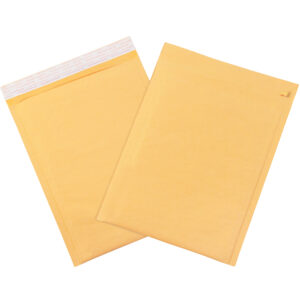 7 1/4 x 12" Kraft #1 Self-Seal Bubble Mailers w/Tear Strip