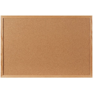 3 x 2' Cork Board with Oak Frame