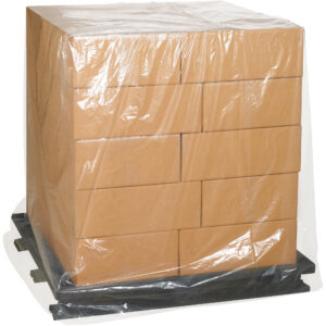 46 x 36 x 65"  - 2 Mil Clear Pallet Covers