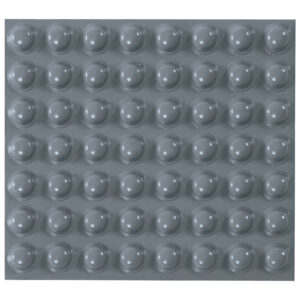 3M™ Bumpon™ Gray Dome Protective Tape - 7/16 x 13/64"