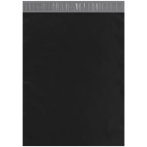 14 1/2 x 19" Black Poly Mailers