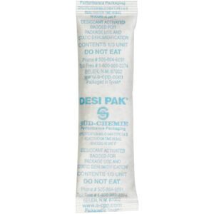 1 x 3 1/2 x 1/4" Tyvek® Clay Desiccants - 5 Gallon Pail