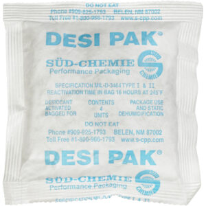 1 1/2 x 3 1/4 x 1/4" Tyvek® Clay Desiccants - 5 Gallon Pail